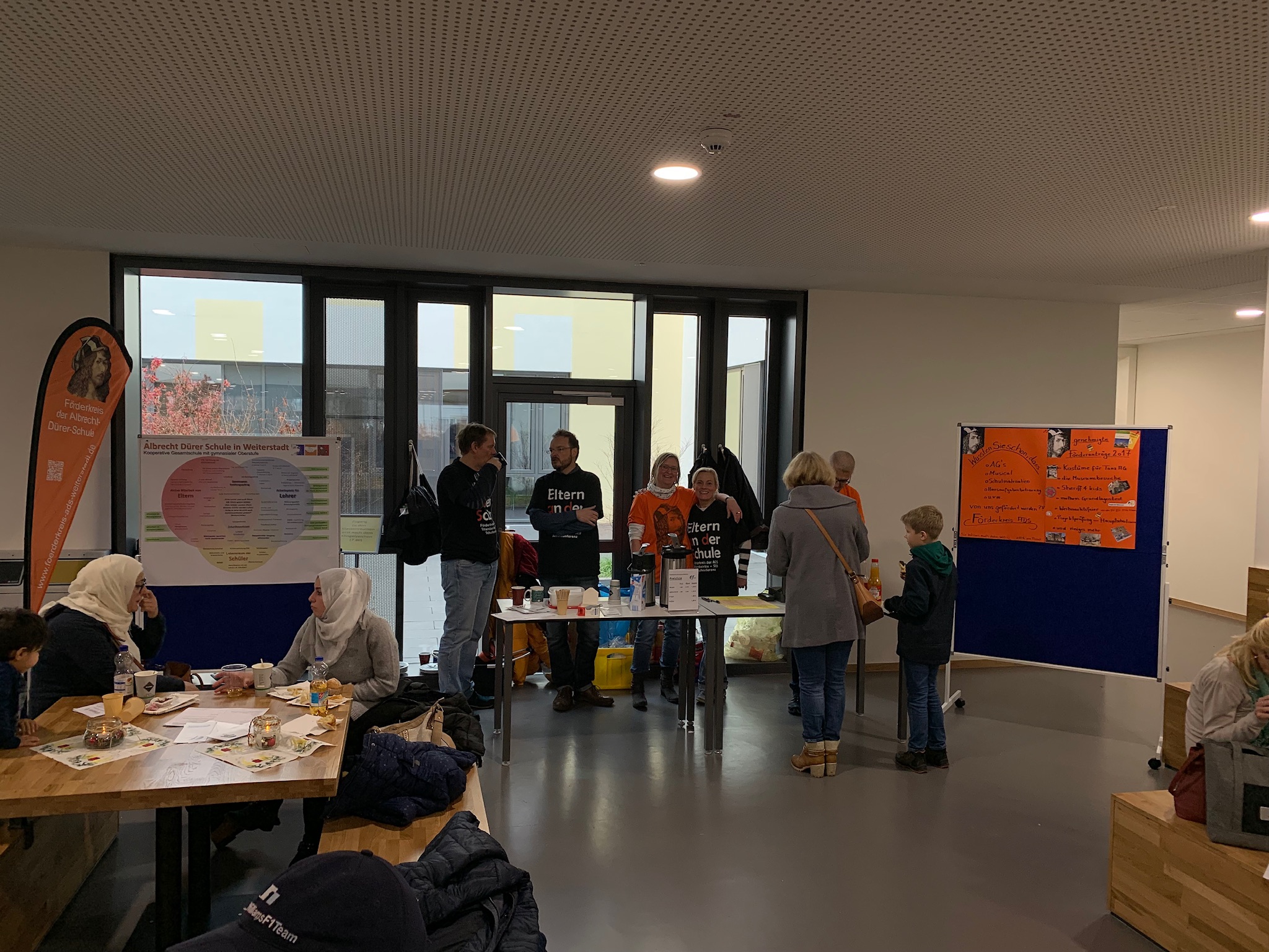 Stand vom Schulelternbeirat und Förderkreis